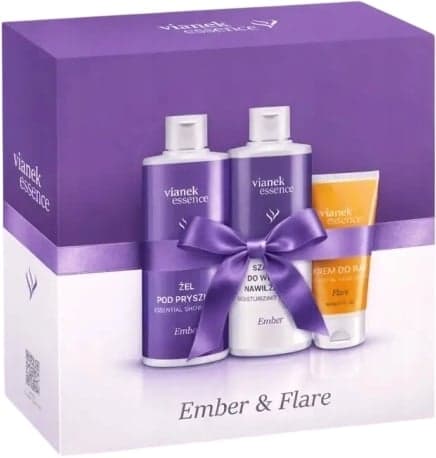 Essence Ember & Flare zestaw do ciała i włosów Żel pod prysznic + szampon do włosów + Krem do rąk + +