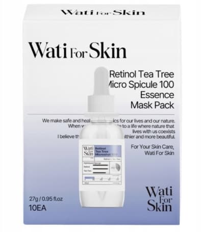 Retinol Tea Tree Micro Spicule 100 Essence Mask Pack