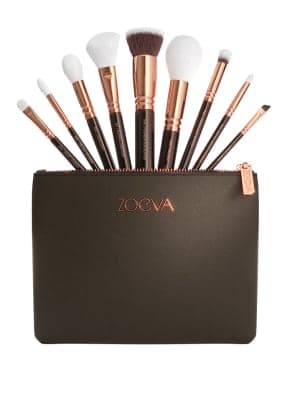 The Complete Brush Set Rose Golden Edition zestaw pędzli z kosmetyczką