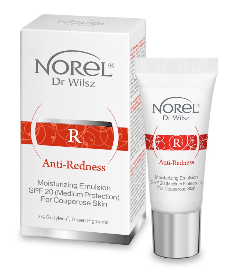 ANTI-REDNESS EMULSJA NAWILŻAJĄCA DLA CERY NACZYNKOWEJ SPF20 DS524