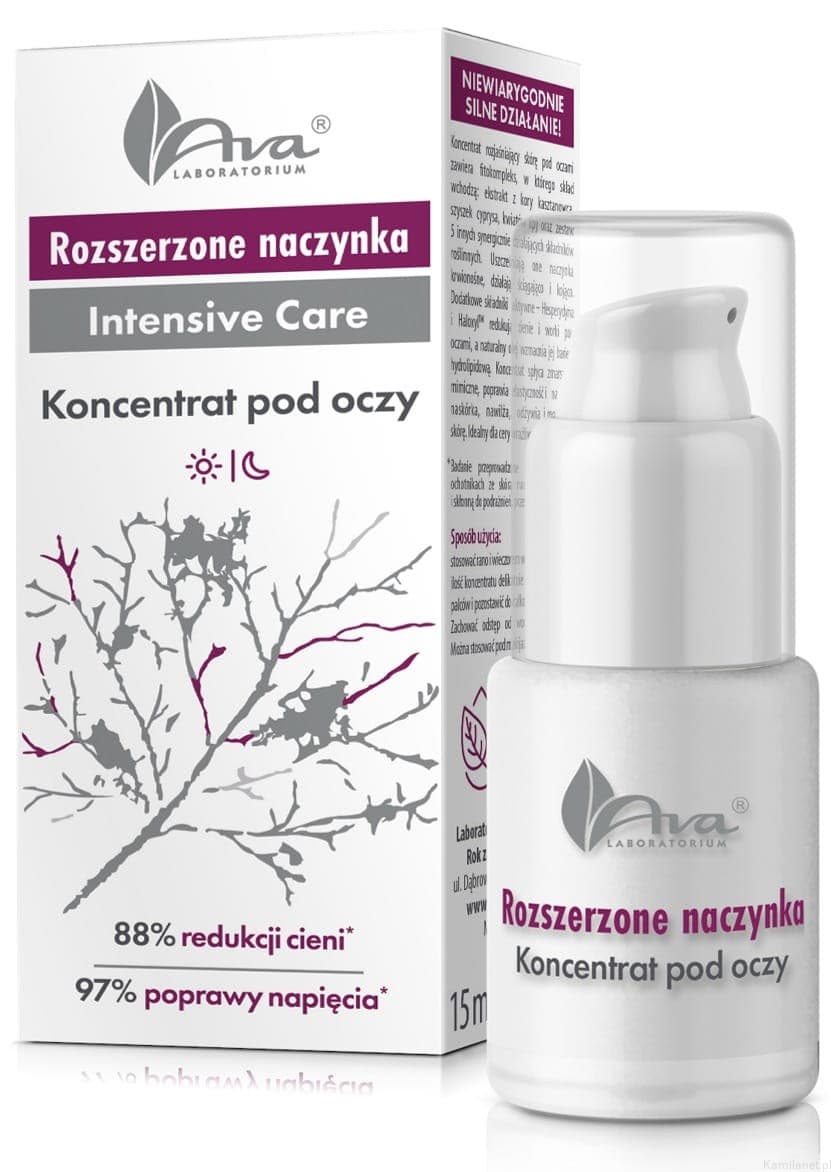 Rozszerzone Naczynka Koncentrat pod oczy