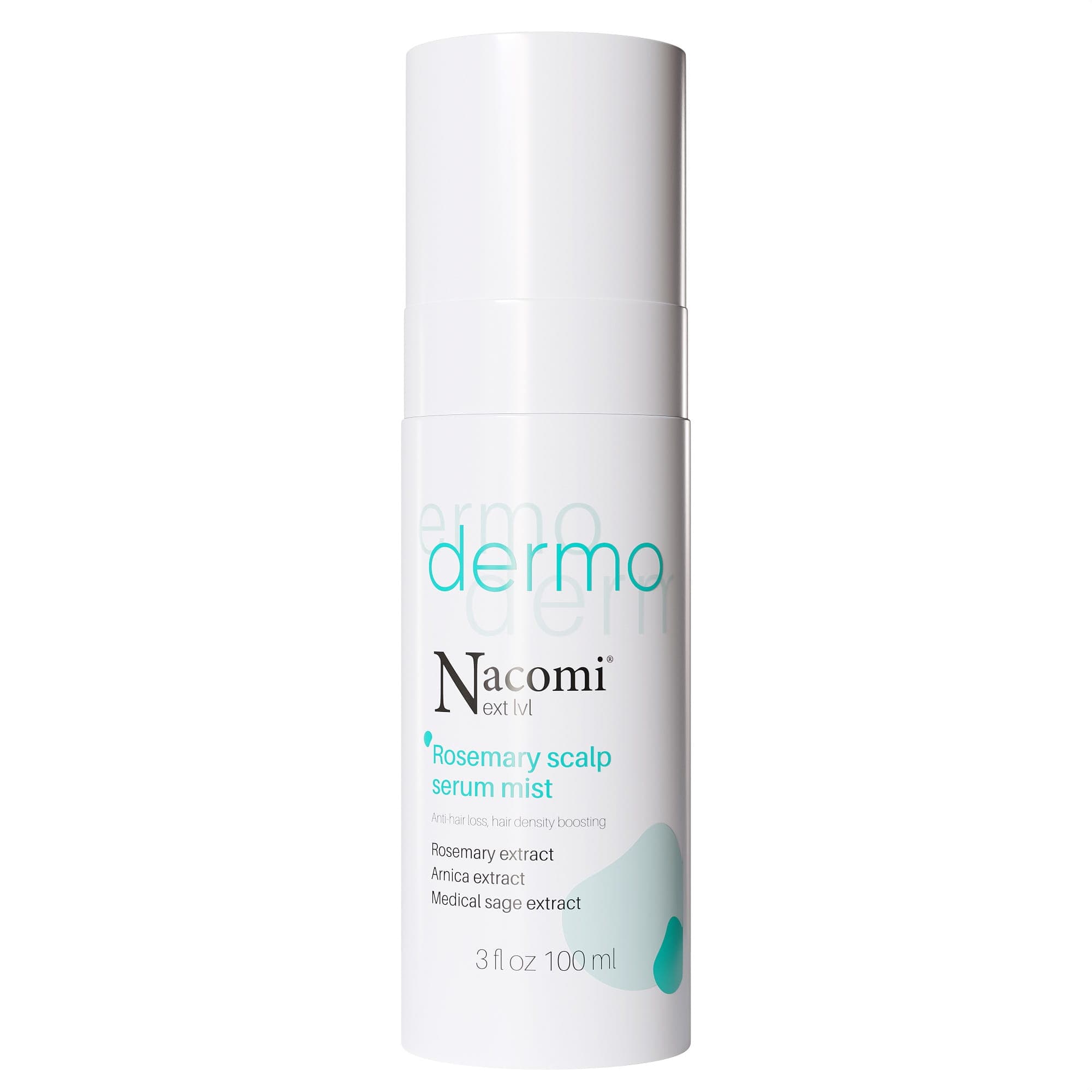 Next Level Dermo rozmarynowe serum w mgiełce zapobiegające wypadaniu włosów i zagęszczające