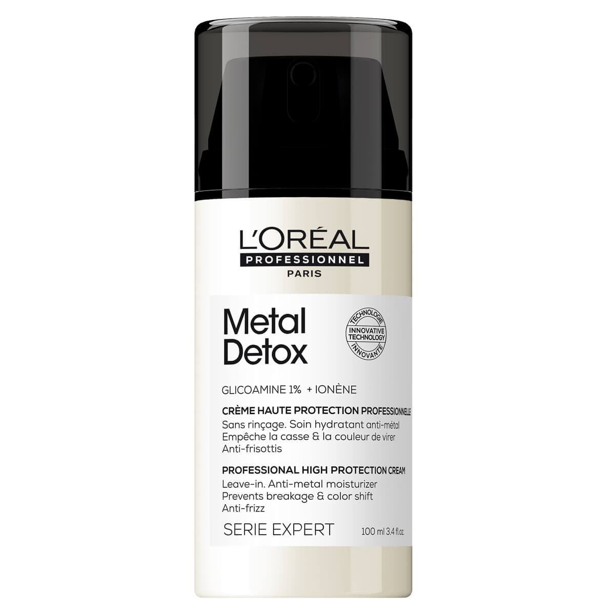 Serie Expert Metal Detox krem ochronny do włosów osłabionych, łamliwych