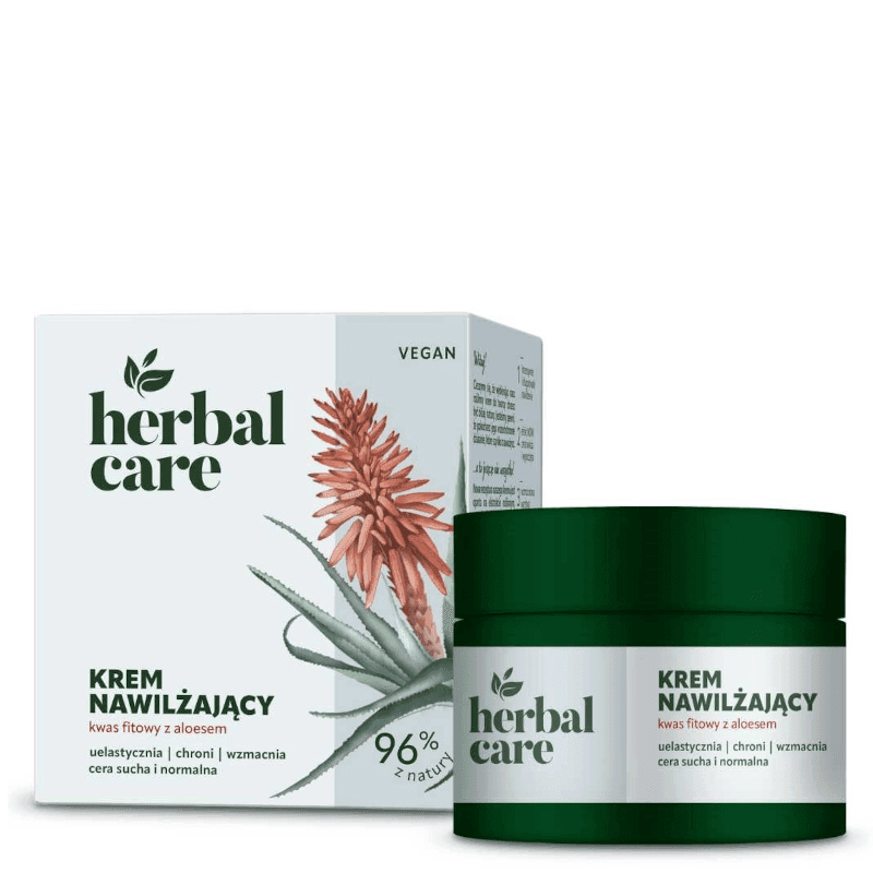 Herbal Care Krem nawilżający Kwas fitowy z aloesem