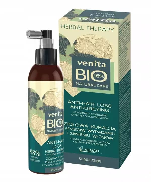 Bio Natural Care Anti Hair Loss ziołowa kuracja przeciw wypadaniu i siwieniu włosów
