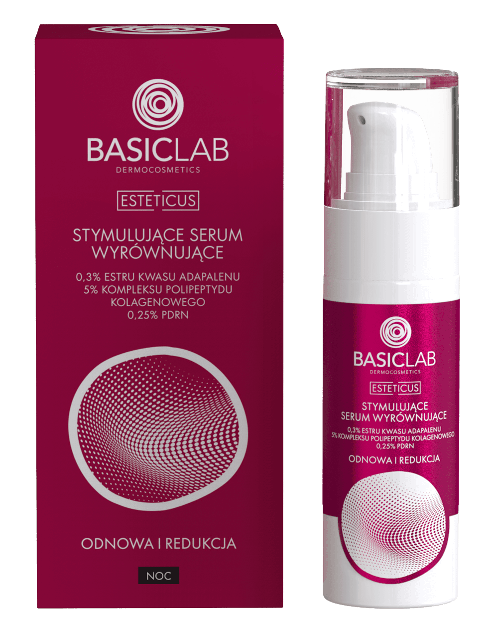 Dermocosmetics Esteticus Serum stymulujące wyrównujące na noc z 0,3% estru kwasu adapalenu