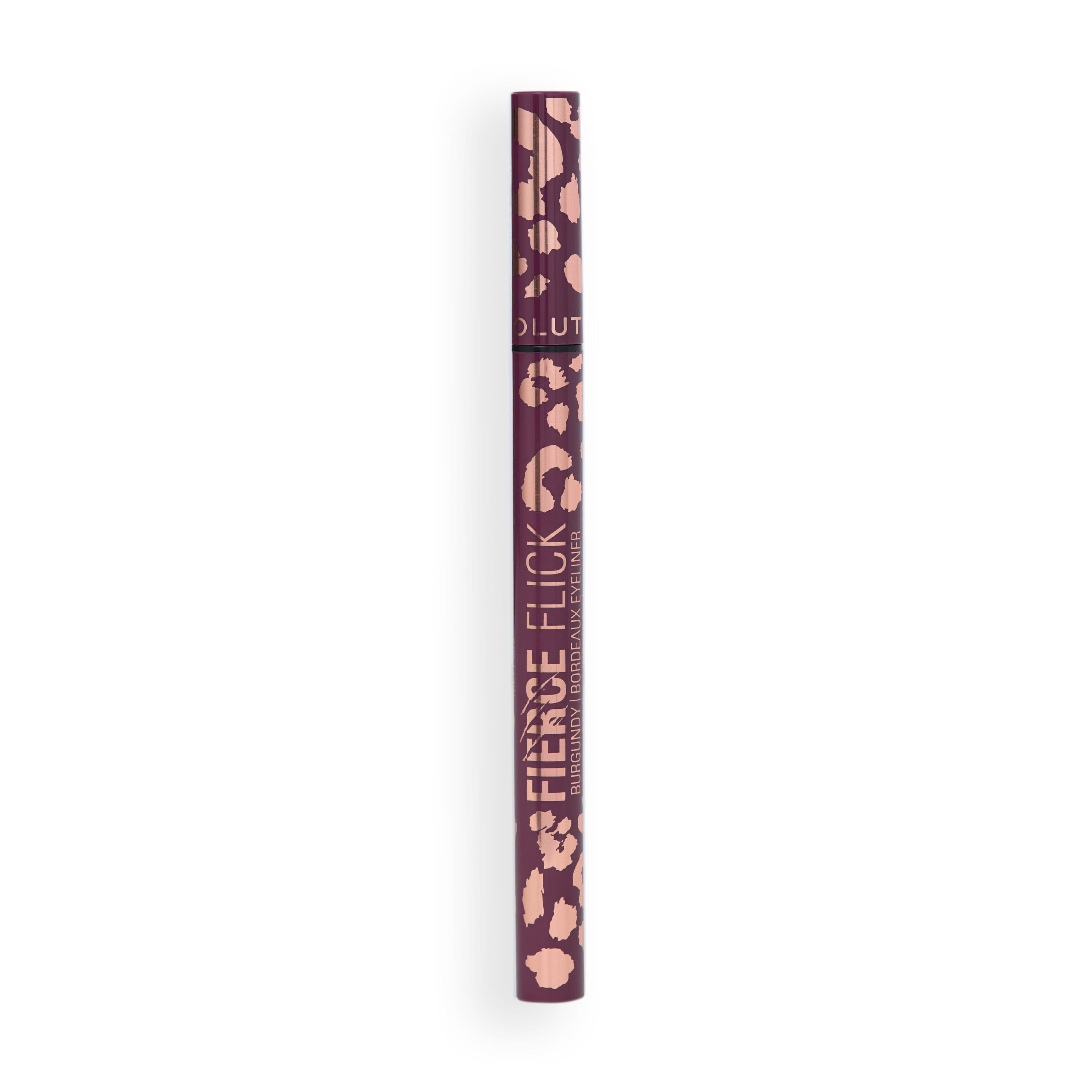 Makeup Revolution Fierce Flick Felt Eyeliner w Pisaku Cherry Coded Burgundy