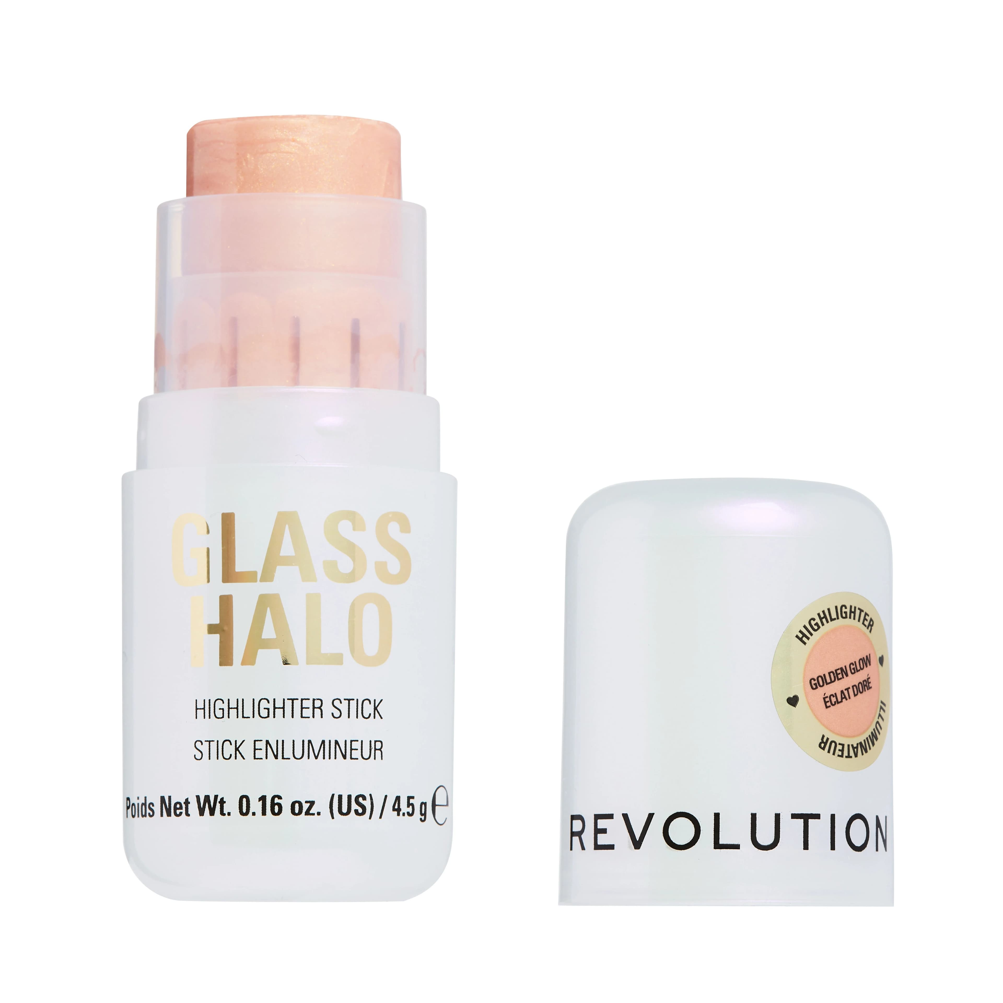 Makeup Revolution Glass Halo Rozświetlacz w Sztyfcie Golden Glow