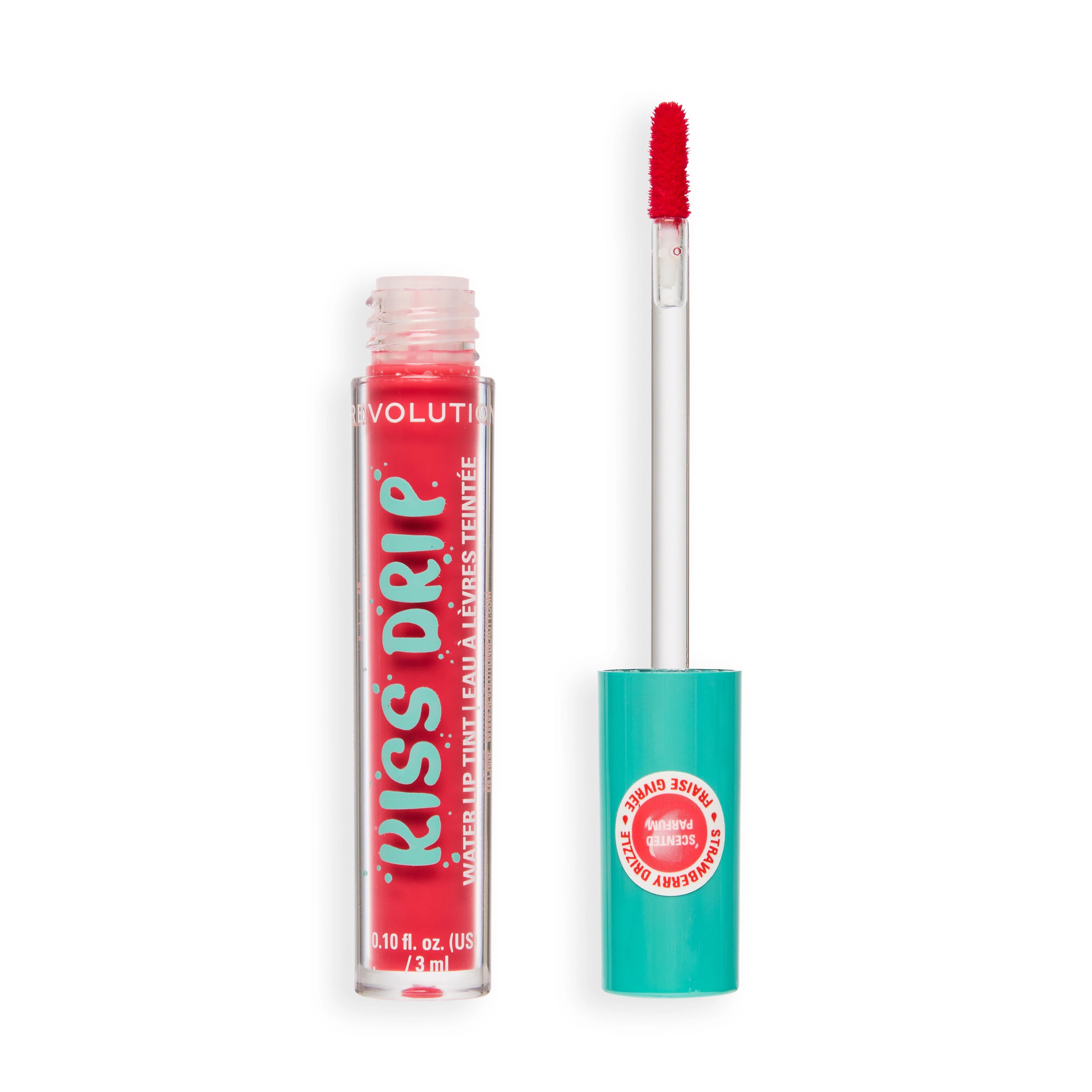 Makeup Revolution Kiss Drip Water Lip Tint do Ust Strawberry Drizzle