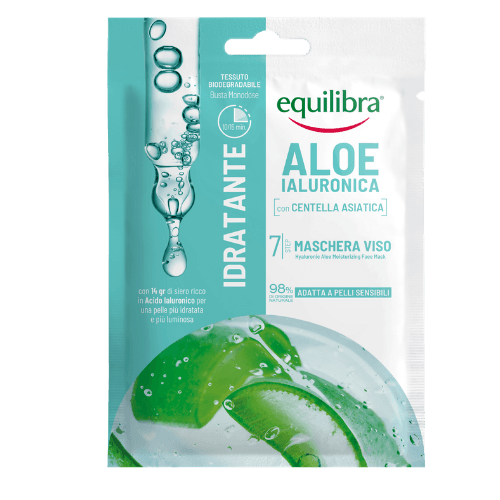 Aloe Ialuronica Nawilżająca Maska w Płachcie z Aloesem i Kwasem Hialuronowym