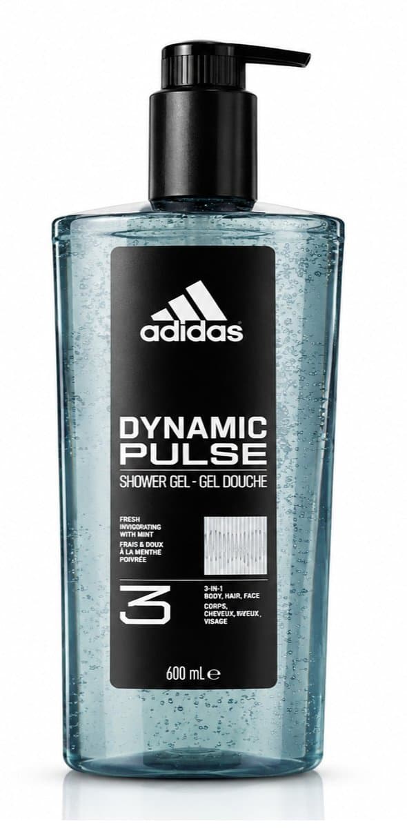 Dynamic Pulse żel pod prysznic 3w1 z pompką