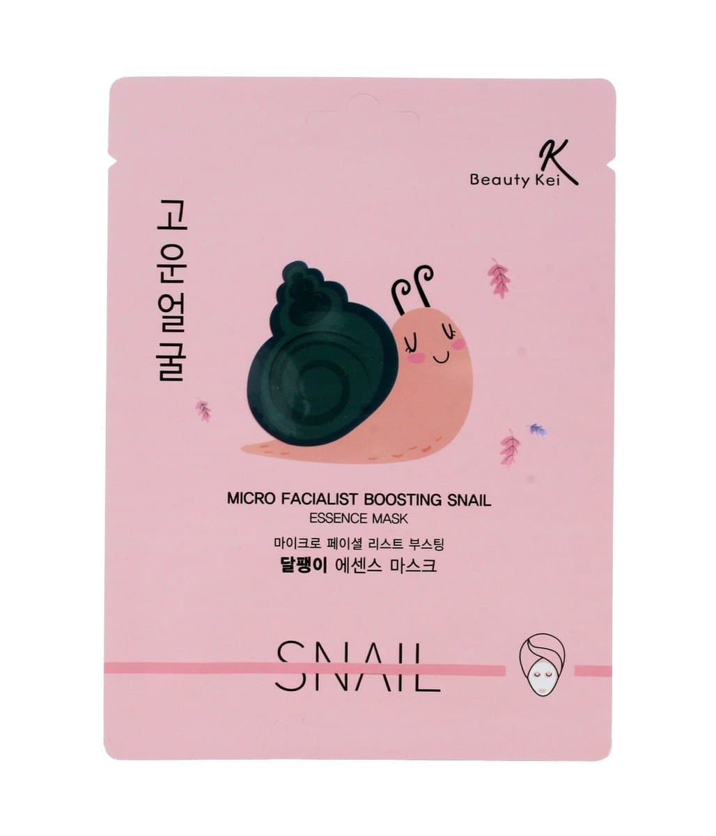 Kei, maseczka na płacie z dodatkiem śluzu ślimaka Snail