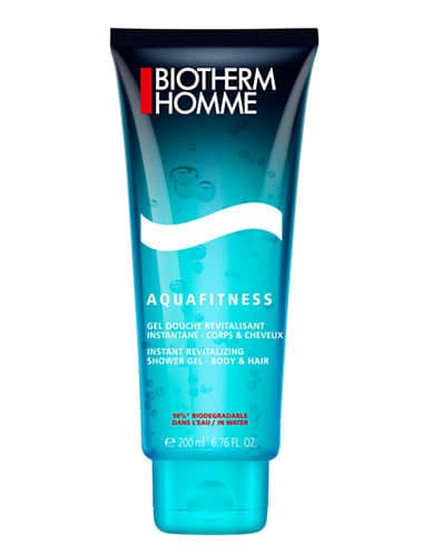 Homme Aquafitness, żel pod prysznic do ciała i do włosów pobudzający zmysły