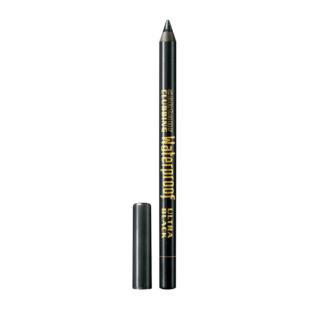 Contour Clubbing Waterproof, wodoodporna kredka z witaminą E nr 54 - Ultra Black, 1,2 gr