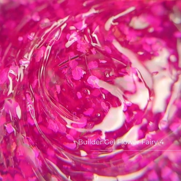 Builder Gel Flower Fairy nr 4 — półtransparentny żel budujący