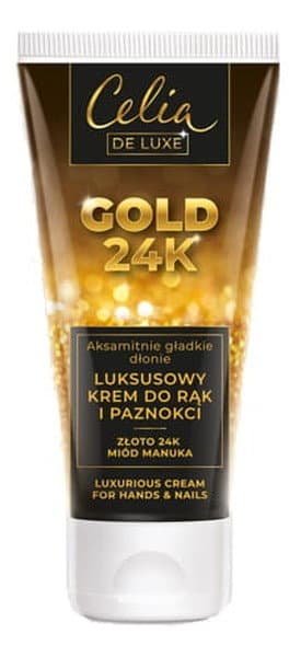 De Luxe Gold 24K, luksusowy krem do rąk i paznokci