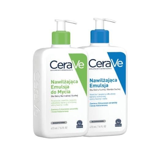 zestaw Hydrating Cleanser + Nawilżająca emulsja