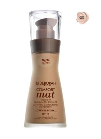 Deborah, Comfort Mat, podkład matujący 00 Ivory, SPF 15