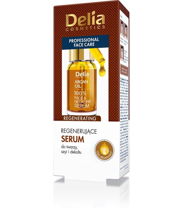 Professional Face Care Argan Oil intensywne serum regenerujące i odmładzające z olejkiem arganowym do twarzy, szyi i dekoltu