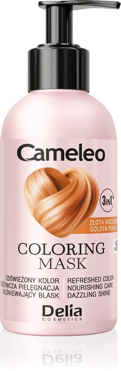 Coloring Mask maska koloryzująca 3w1 Złocista Brzoskwinia