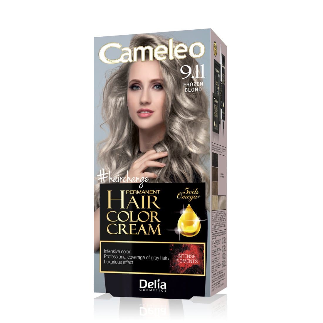 Cosmetics, Cameleo Hair Color Cream, farba do włosów 9.11 Frozen Blond