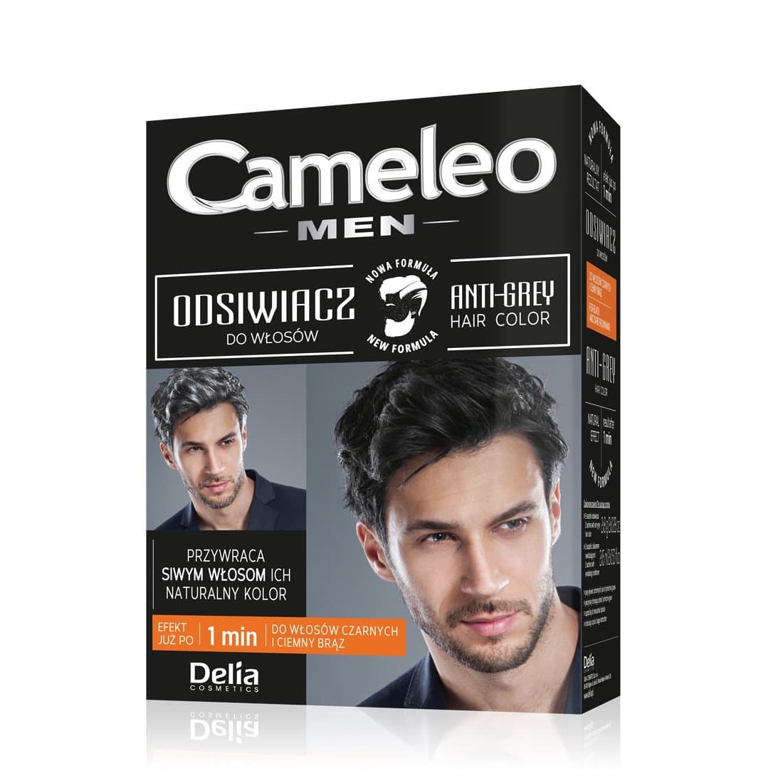 Cosmetics, Cameleo, odsiwiacz dla mężczyzn do włosów czarnych i ciemnego brązu