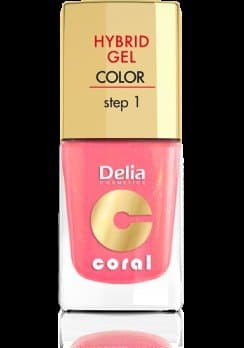 Cosmetics, Coral Hybrid Gel, lakier do paznokci nr 16 ciepły średni róż