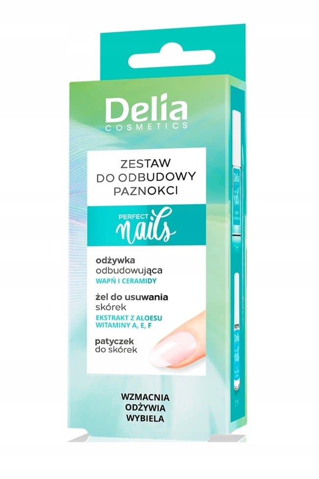 Delia Perfect Nails zestaw do odbudowy paznokci 3w1