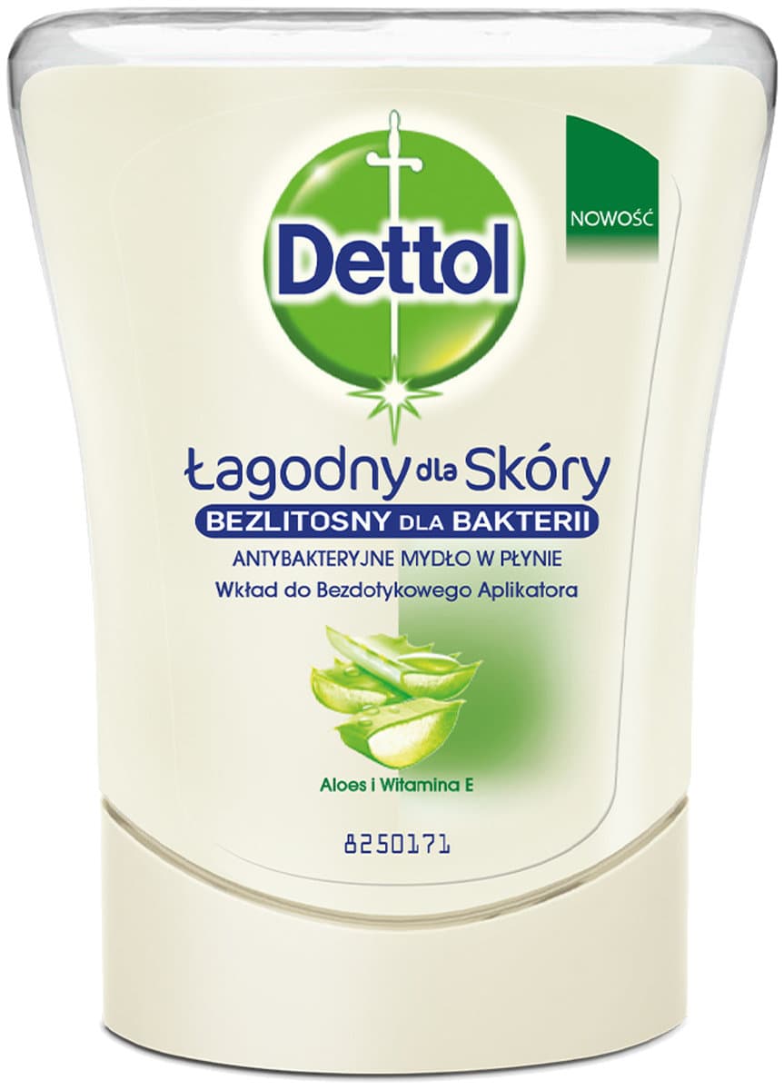 Aloe Vera, mydło w płynie - bezdotykowe uzupełnienie