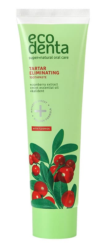 Ecodenta Green Tartar Eliminating odświeżająca pasta do zębów z żurawiną