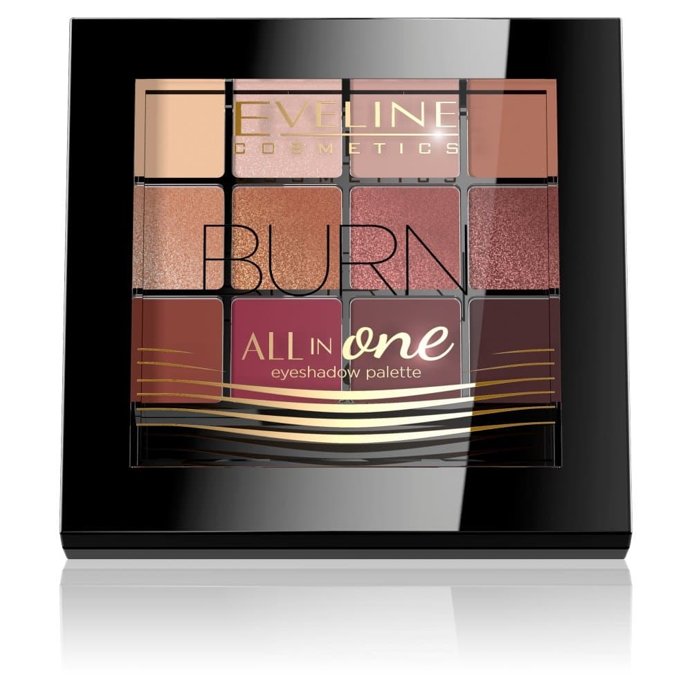 All In One Burn paleta 12 cieni do powiek