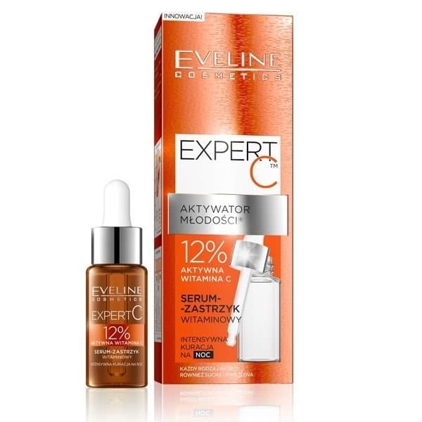 Expert C witaminowe aktywne serum nocne