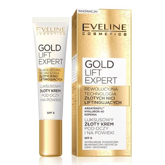 Cosmetics, Gold Lift Expert, SPF8 luksusowy złoty krem pod oczy i na powieki