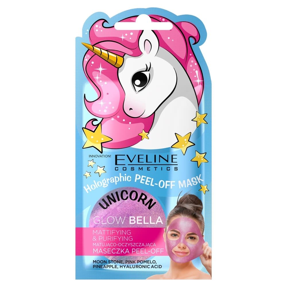Holographic Peel-Off Mask Glow Bella maseczka matująco-oczyszczająca