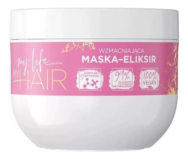 My Life My Hair - Wzmacniająca maska-eliksir do włosów średnioporowatych