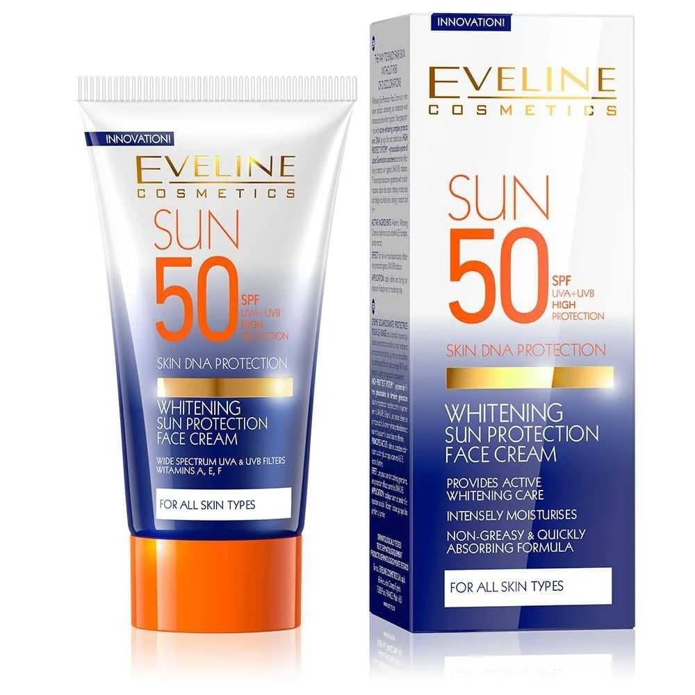 Sun Protection wybielający krem ochronny do twarzy SPF50
