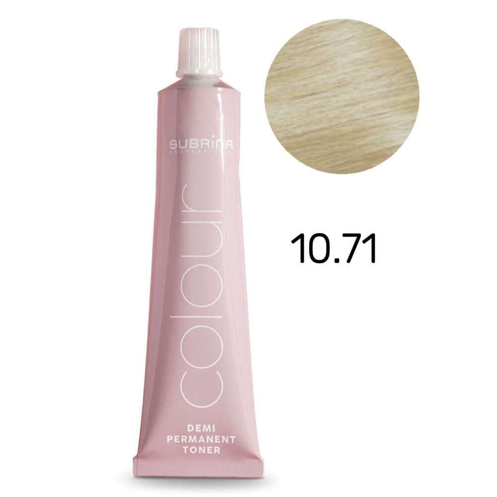Demi-permanent Colour toner 10/71 kamienny najjaśniejszy blond