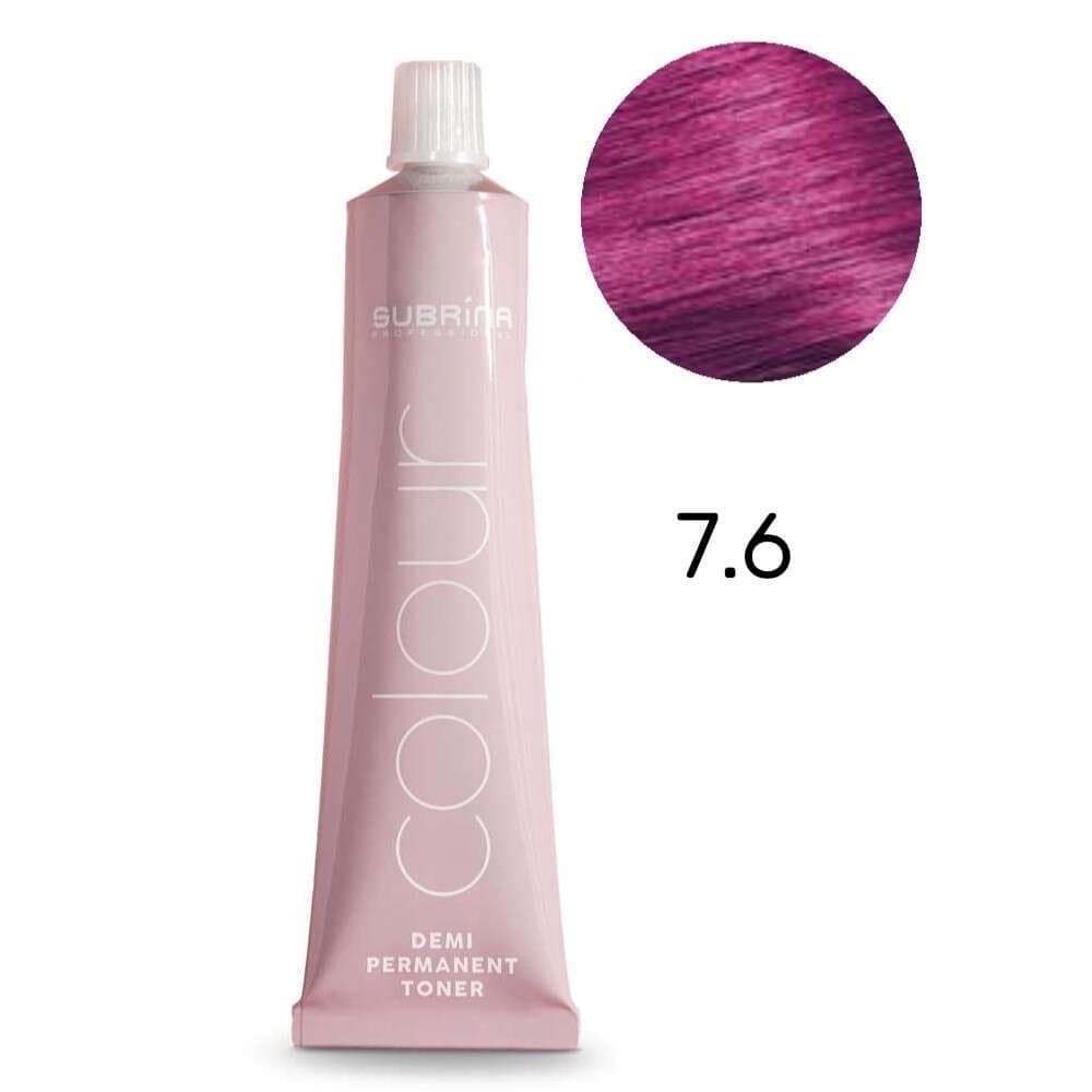 Demi-permanent Colour toner 7/6 fioletowy średni blond