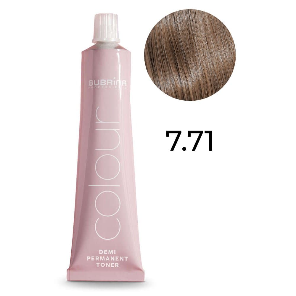 Demi-permanent Colour toner 7/71 brązowo-popielaty średni blond