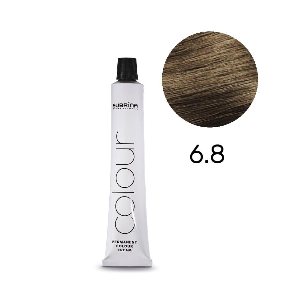 Permanent Colour trwała farba do włosów 6/8 matowy ciemny blond