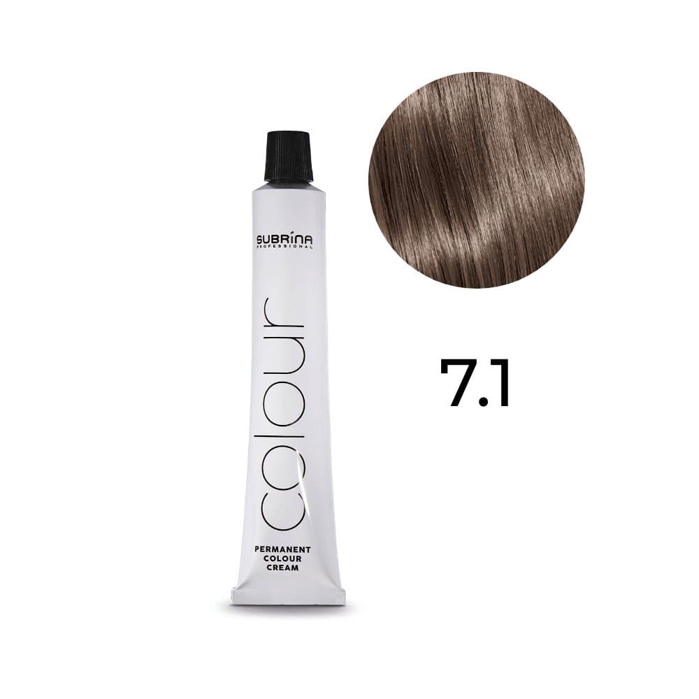 Permanent Colour trwała farba do włosów 7/1 popielaty średni blond