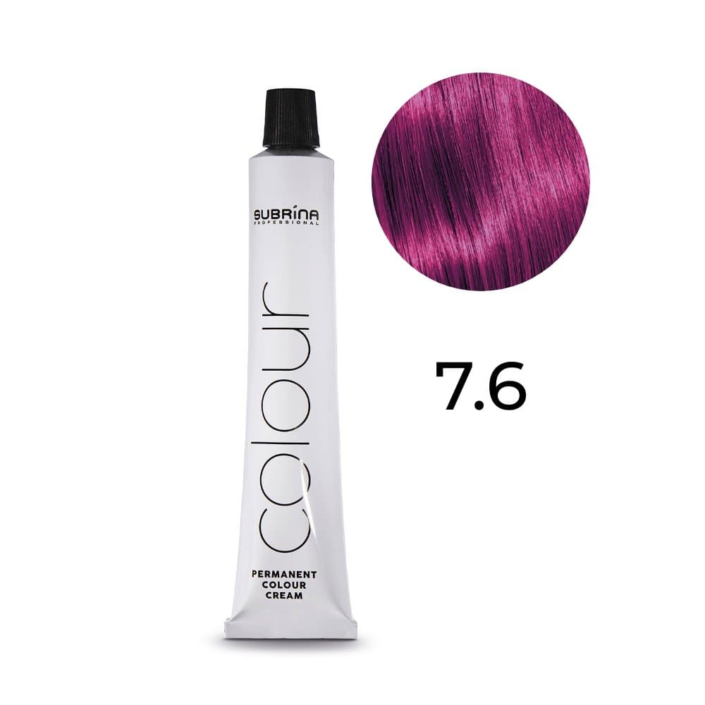Permanent Colour trwała farba do włosów 7/6 fioletowy średni blond