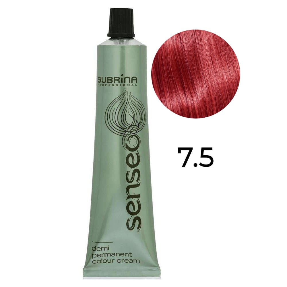 Senseo farba demi-permanentna 7/5 Intensywnie czerwony średni blond
