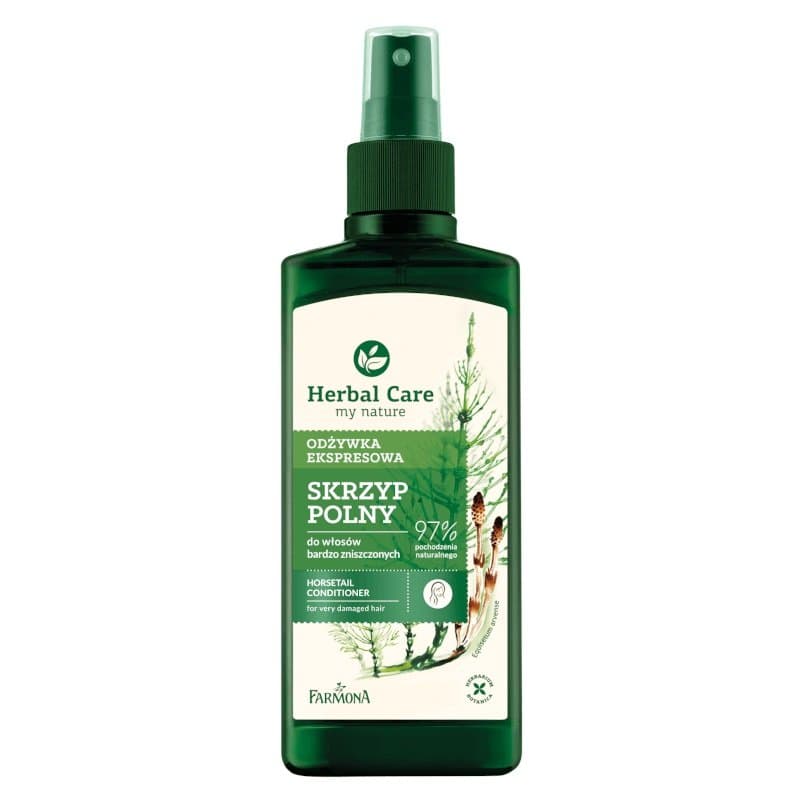 Herbal Care, odżywka ekspresowa w spray'u Skrzyp Polny - do włosów bardzo zniszczonych