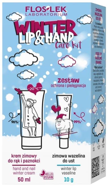 Lip & Hand Care WINTER — zestaw kremu zimowego i balsamu do ust