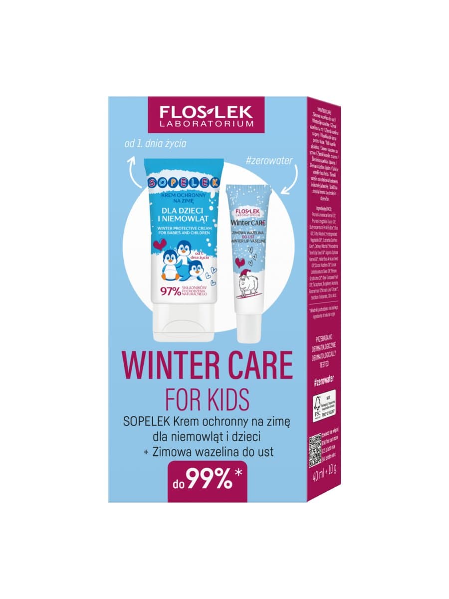 Winter Care For Kids — zestaw Sopelek i zimowej wazeliny do ust