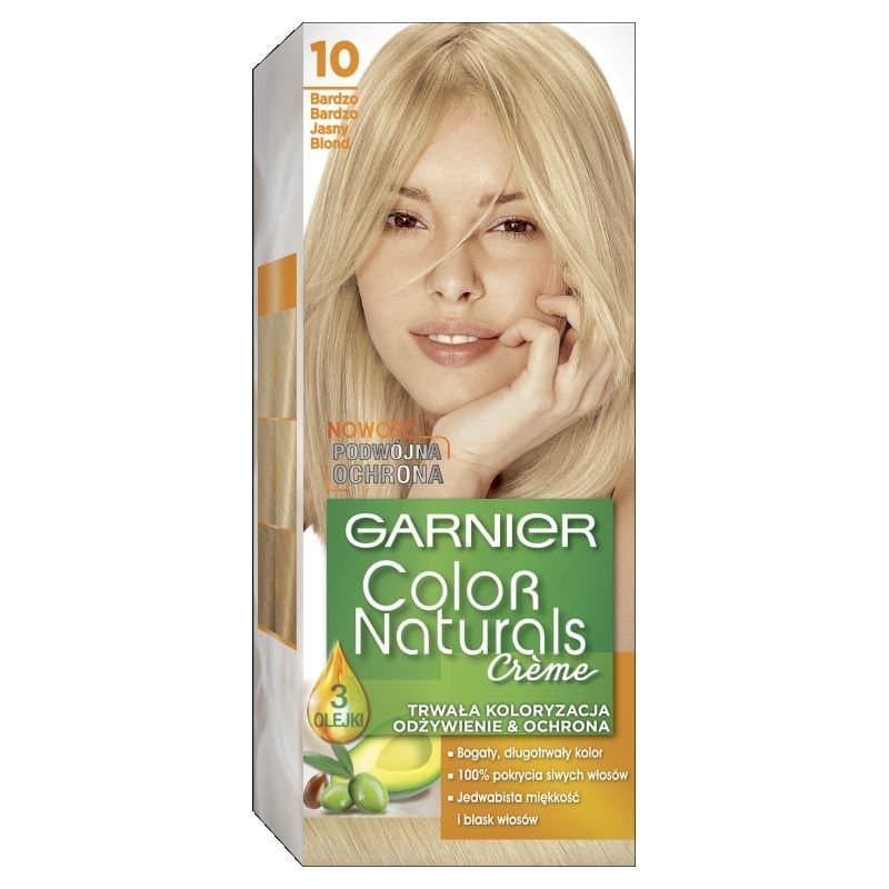 Color Naturals Creme trwała koloryzacja 10 Bardzo Bardzo Jasny Blond