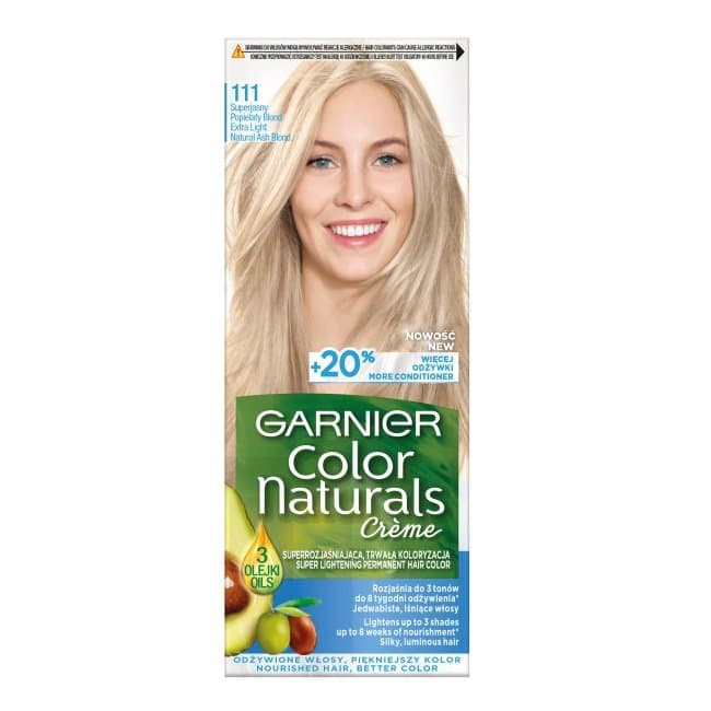 Color Naturals Creme trwała koloryzacja 111 Superjasny Popielaty Blond