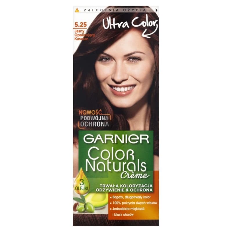 Color Naturals Creme trwała koloryzacja 5.25 Jasny Opalizujący Kasztan