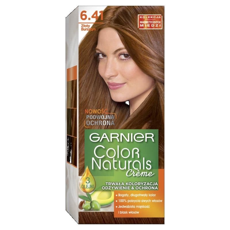 Color Naturals Creme trwała koloryzacja 6.41 Złoty Bursztyn